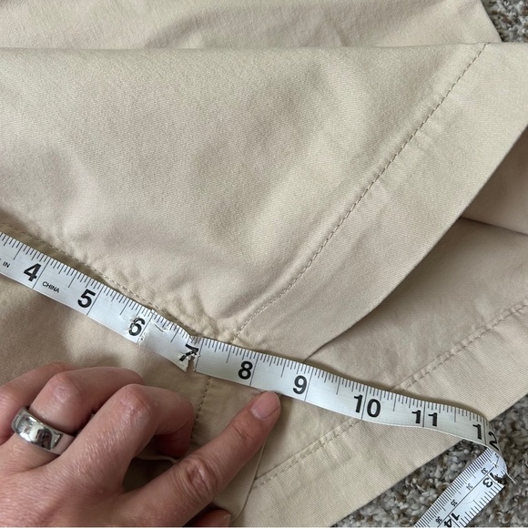 NWT LOFT Tan The Monroe Bermuda Shorts Casual Khaki Minimalist Neutral 18 - Picture 5 of 6